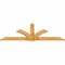Ekena Millwork Redmond Rough Sawn Timber Gable Bracket, Western Red Cedar, 96"W x 36"H x 2"D x 6"F, 9/12 Pitch GBW096X36X0206RED00RWR - alternate 4